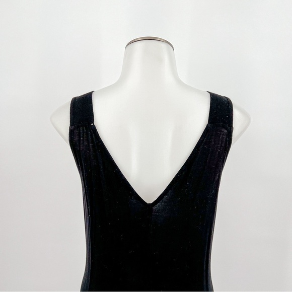 Green Envelope Black Maxi Dress - Picture 3 of 7